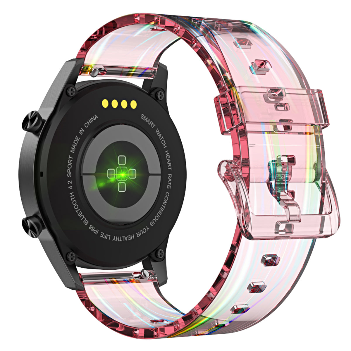 22mm Transparent TPU Smart Watch Band Replacement Wrist Strap for Suunto 9 Peak Samsung Galaxy Watch3 45mm 22mm Transparent TPU Smart Watch Band Replacement Wrist Strap for Suunto 9 Peak Samsung Galaxy Watch3 45mm